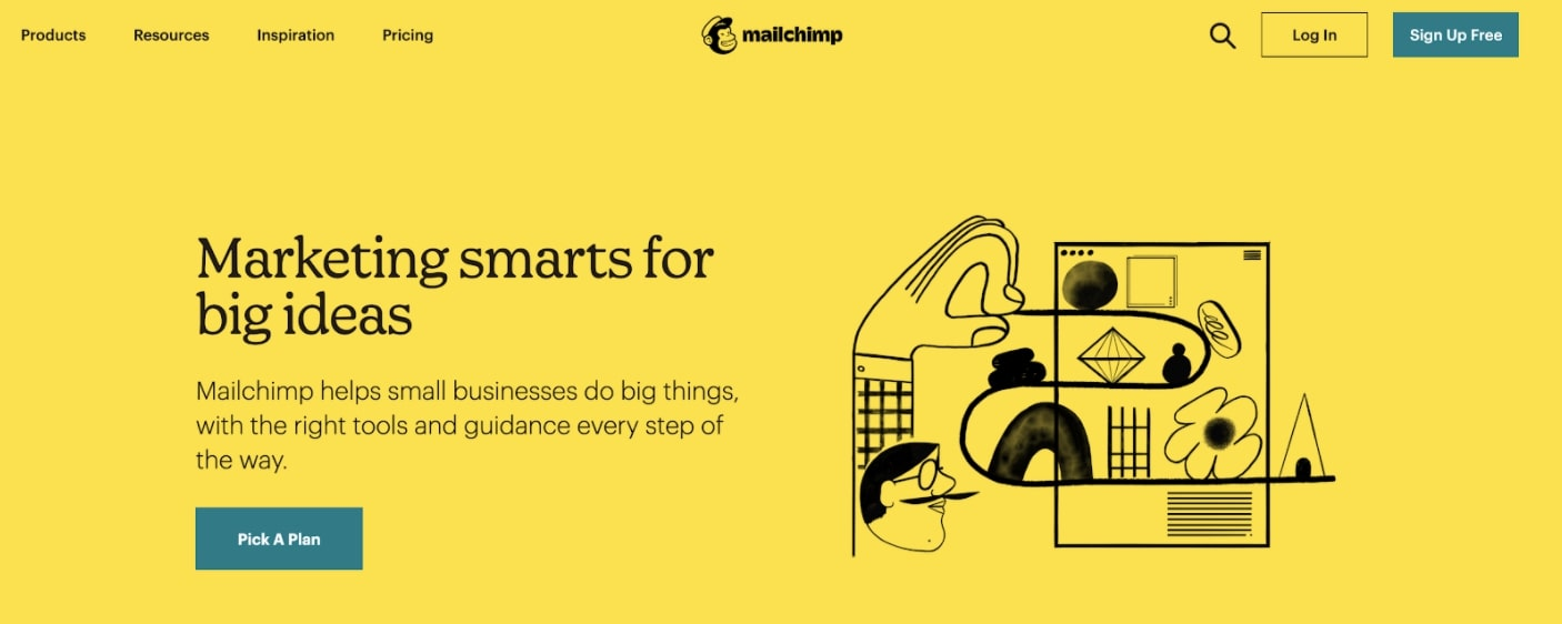 Notion Web Page Mailchimp Web Page